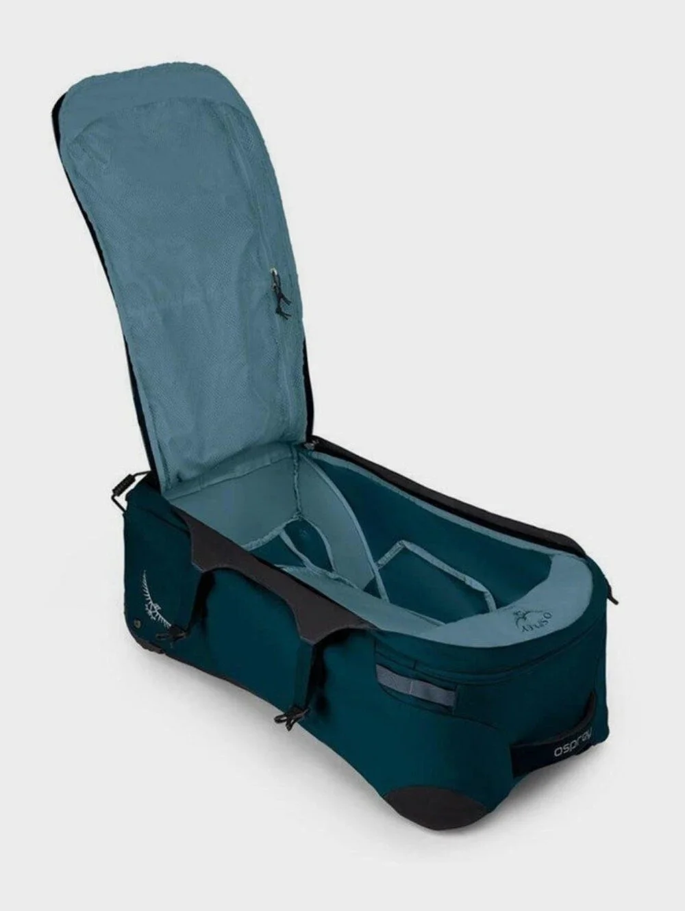 Osprey Farpoint 65L Women's Teal Blue Travel Backpack Wheeled Rolling